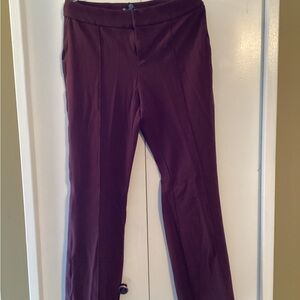 INC International Concepts Burgundy Straight Leg Pants